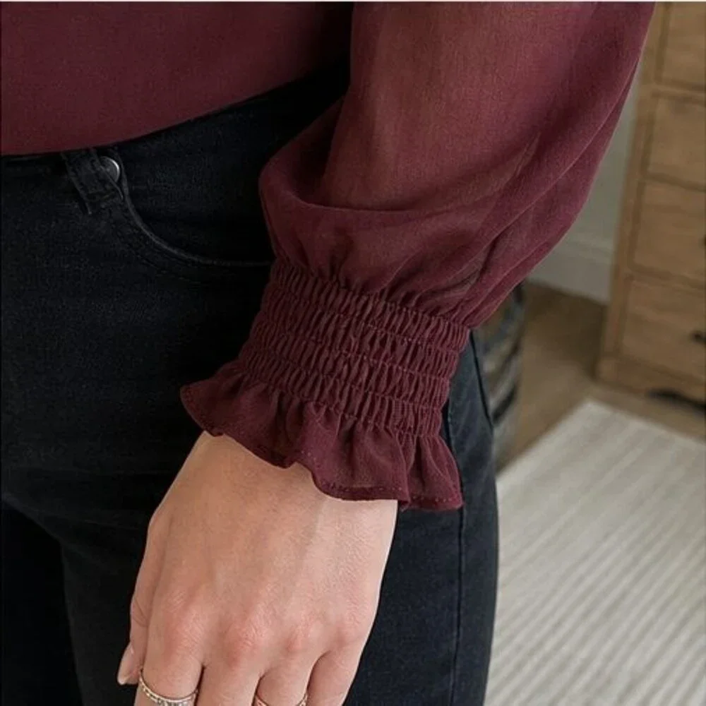 Sand Lace Trim Top